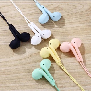 Macaron Inpods TWS U88/U19 U89 Apple 3D Earbuds Subwoofer Wired earphone In-Ear 3.5mm Headset Wired Earphone Microphone