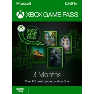 3 Month Xbox Game Pass Xbox One