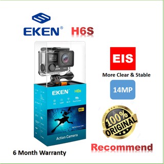 Original EKEN H6S Ultra HD 4K Action Camera with Ambarella A12 chip 30M waterproof Black Edition (1)