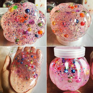 (READY STOCK) Decompression Artifact Magical Colorful Beads Crystal Mud Slime