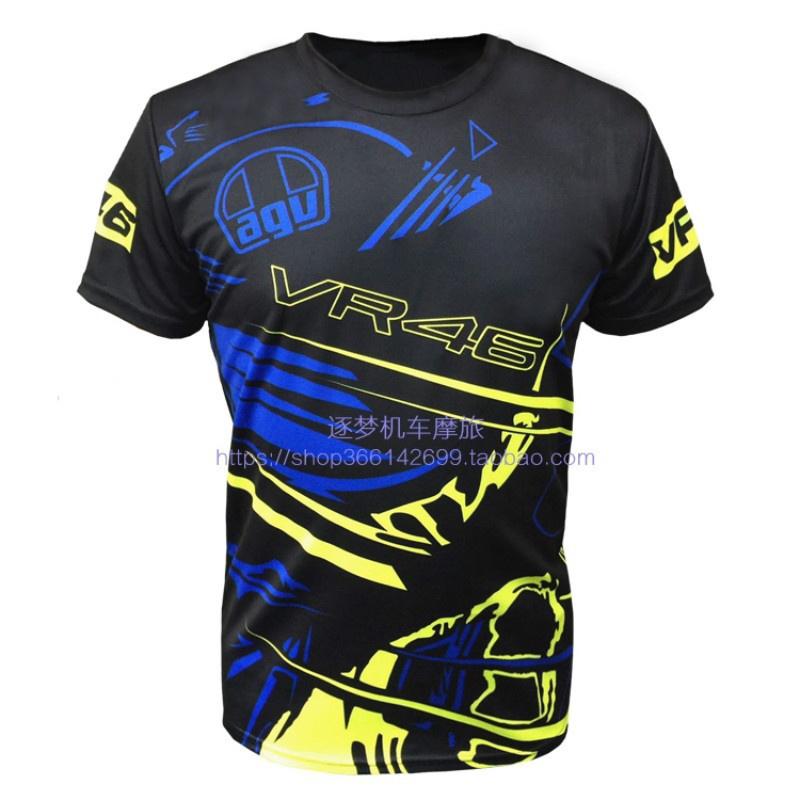 MOTO GP VR 46 Rossi cross-country motorcycle Short Sleeve Quick-drying T shirt