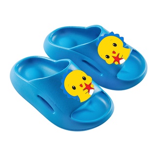 Ready Stock _ Cute Green Yellow Little Dinosaur Free Five-Pointed Star Love Children's Sandals Slippers Th