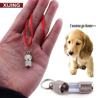 Anti-Lost Pet Dog Cat Puppy ID Address Name Necklace Pendent