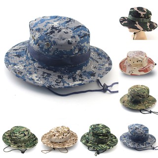 Unisex Camouflage Military Boonie Hunting Army Fishing Bucket Jungle Cap Hat