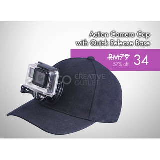 Action Camera HERO Cap with Quick Release Base Mount GoPro Cap Hat
