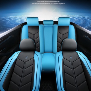 Full-leather four season seat cover-Honda City Civic Jazz BRV CRV HRV 5-seater (front row + rear