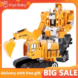 Boy Baby Toys Transformers Robot Model Birthday Gift For Kids Boy Engineering Boy Toy Truck