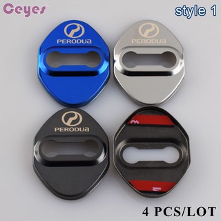 Auto Car Door Lock Cover for PERODUA Case Stainless Steel Car Styling 4PCS/LOT