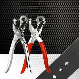 Professional Belt Leather Hole Puncher Hand Machine Tool Punch Six Sizes Hole Puncher Plier