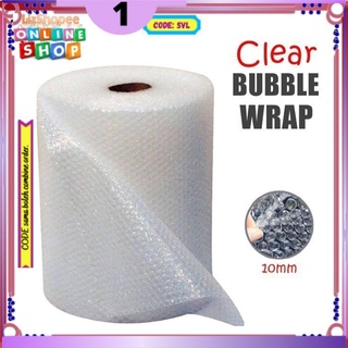 Bubble Wrap Bubblewrap Poly Mailer Cling Wrap Packing Buble Wrap Single Layer (1 Meter)