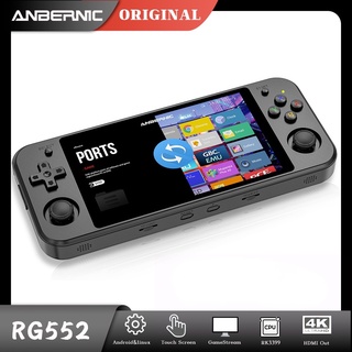Anbernic RG552 Handheld Game Console 5.36 Inch IPS Touch Screen Video Game Player Built in Android EMMC 5.1 PS1 RK3399