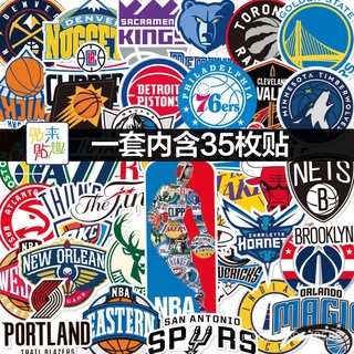 🔥S.YNBABasketball Club Team Logo Rocket Lakers Luggage Stickers Personalized Suitcase Laptop Stickers2021,Hot Sale🔥