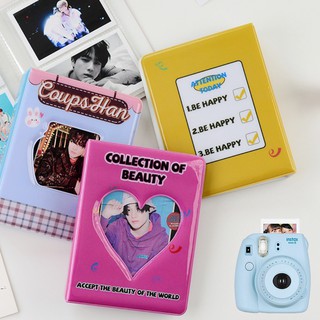 Cartoon Heart Album Holds 64 Mini Photos Instax Album Photo Album for Mini Fuji Instax & Name Card 7s 8 25 50s Mini Photo Album (1)
