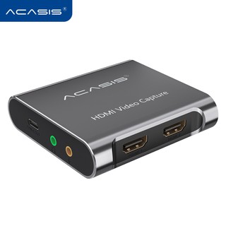 ACASIS 4K USB 3.0 HDMI Type C Video Capture Card Input To Output 1080P HD Game Record Box Live Streaming