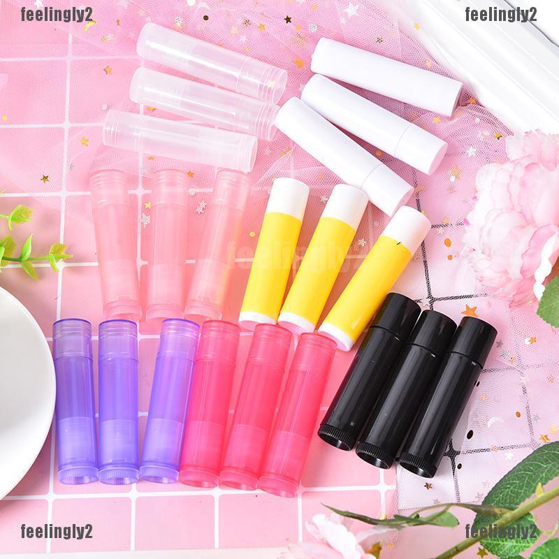 ❤MY❤ 10pcs 5g lipstick tube lip balm containers empty cosmetic containers