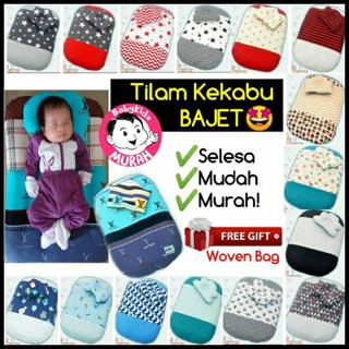 Tilam Baby Tilam Travel Kekabu Meow Bersarung (Free Woven Bag) Baby Bedding Kekabu Travel Mattress TMM