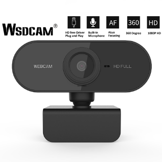 HD 1080P Webcam Mini Computer PC WebCamera with Microphone Rotatable Cameras for Live Broadcast Video Calling Conference Work (1)