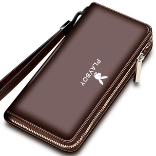 ஐ[playboy authentic man purse zips phone package high-capacity commercial handbags hand caught many screens