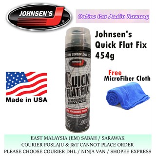 Johnsen's Quick Flat Fix Performace Guaranteed Tire Sealer and Inflator