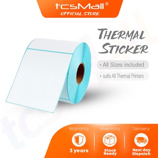 DIRECT THERMAL STICKER LABEL tear line AWB Consignment Barcode Poslaju J&T Shopee DHL 100x150mm 10x15cm 100 150 mm