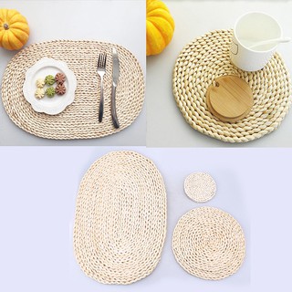 Round Insulation Bowl Tableware Placemats Place Mats Table Coasters Home Dining (1)