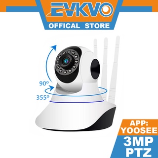 EVKVO - Super Discount - YOOSEE APP 3MP Wireless WIFI PTZ IP Camera CCTV Home Security Surveillance Camera