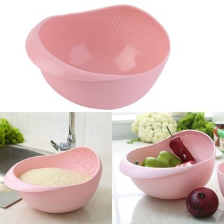 Rice Washer Strainer Kitchen Tools Fruits Vegetable Cleaning Container Basket
