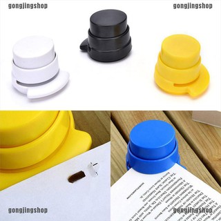 Gj♫ 1X Office Home Staple Free Stapleless Stapler Paper Binding Binder Paperclip