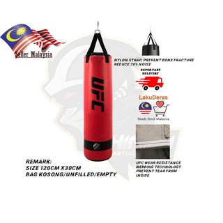 UFC MMA Ready Stock In Malaysia 120cm Boxing Muay Thai Bag UNFILL (1)