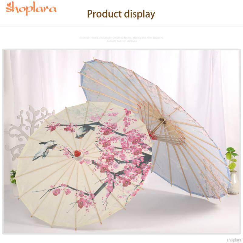 Chinese Japanese Oriental Parasol Decorative Oil Paper Umbrella