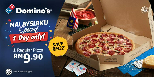 Domino's Regular Pizza (One Day Only)