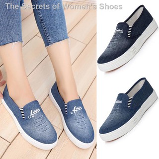 [New product] 2021 canvas women's shoes in stock lazy shoes women