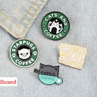 (Boxed) Mini Pet Dog / Cat Enamel Pins Creative Letters Cartoon Brooch Denim Jacket Lapel Pins Cute Backpack Accessories HEZI093