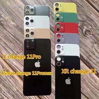iPhone X/XS/XSMAX Change to iphone 11 Pro MAX phone back film bare feel Rear Membrane Upgrade fake ip11 cover
