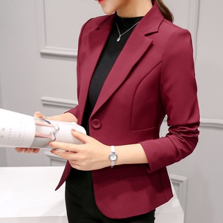 Women Long Sleeve Suit Blazers Coats OL Business Formal Blazer for Office Ladies