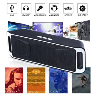 🔥Hot🔥Wireless Bluetooth Speaker Mini Portable Audio Subwoofer Support TF AUX 【1YEAR Warranty】
