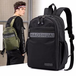 Waterproof backpack multifunctional casual bag chest bag messenger bag limited edition men's outdoor street trend