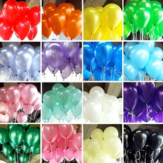 100pcs 10 Inch 1.2g Colorful Latex Balloons Children Inflatable Toys Birthday Party Wedding Supply Decorations