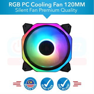 [FLASH SELL] 🔥 RGB PC Cooling Fan 120mm Silent Fan Premium Quality 🔥