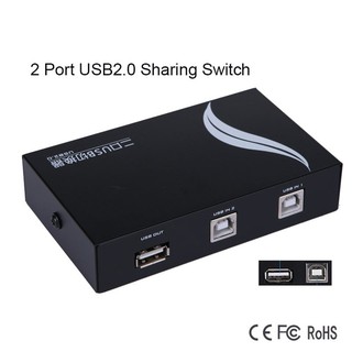 2 Port/4 Port Push Button USB 2.0 Printer Sharing Switch Plug