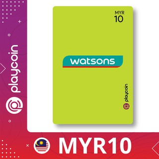 [15 Mins,24/7 Delivery via WhatsApp] Watsons Gift Card (MY, In-Store) - RM10 [PlayCoin]