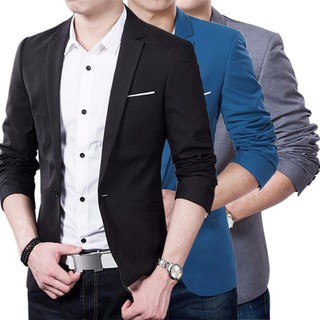 Korean Fashion Men suit jacket suit Party suit wedding suits M - 3XL