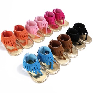 Baby Girl Tassel Sandal Summer Shoes (1)