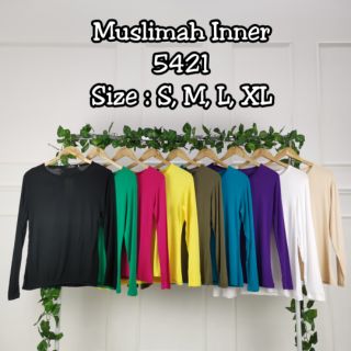 💖 Emily Fesyen 🌺 5421 Muslimah Inner & Baju Lengan Panjang (Size S - XL) 💖
