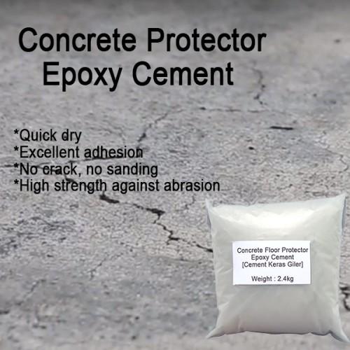 Concrete Floor Protector Epoxy Cement (Cement Keras Giler)