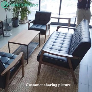 Furniture Direct TUCSON wooden frame PU sofa/ sofa murah/ sofa kayu (1)