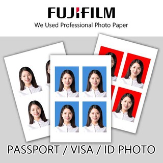 Passport Photo / Gambar Passport (Waterproof)(FreeEditBackground)