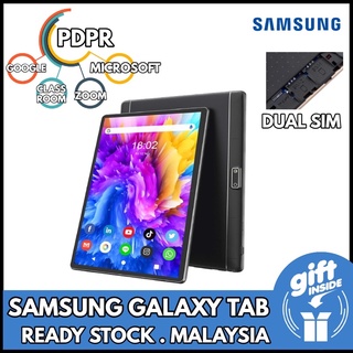 💯READY STOCK🔥 Free Keyboard Samsung Tablet 10.8 Android Tablet Smart Tab 512GB + 16GB RAM