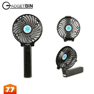 Portable Rechargeable 2 in 1 Handheld & Standing Strong Wind Mini Fan