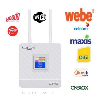 4G LTE CPE Portable Wifi Router Broadband Unlock 4G 3G Mobile Hotspot WAN LAN Port Modem